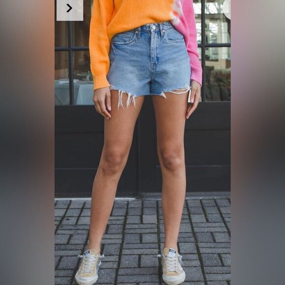 NWT BLANK NYC Women’s Cut Off Cruise Control Blue Jean Shorts - Size 29 - Picture 2 of 9